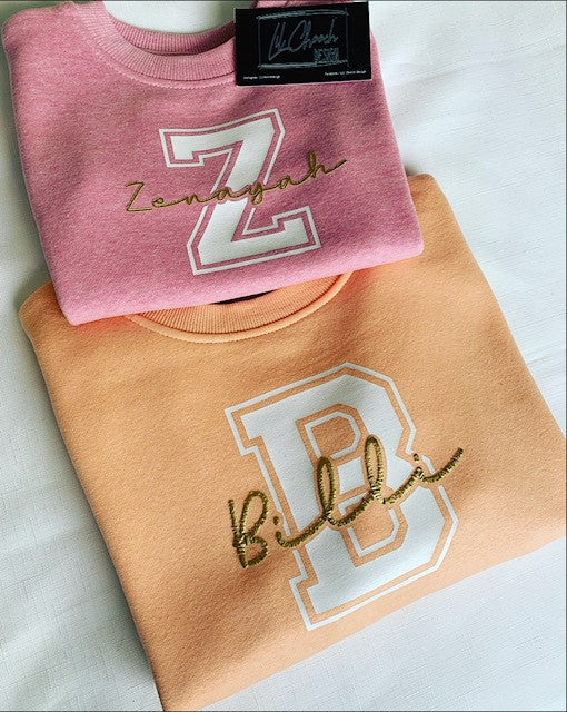 Baby Initial & Name Sweater