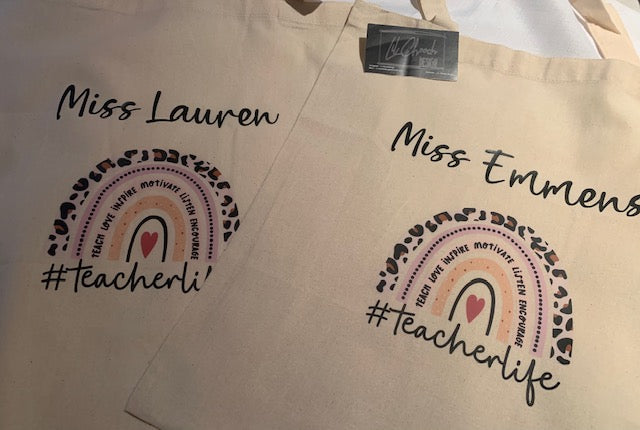 Teacher/Educator Tote & Pencil Case Set