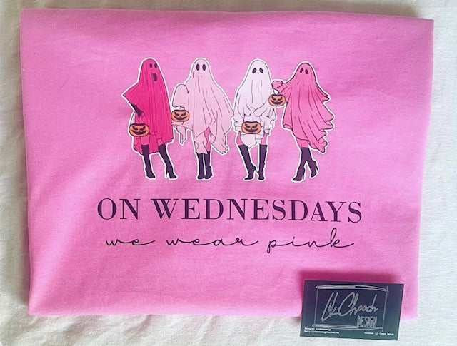 On Wednesdays We Wear Pink Tee