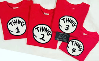 Dr Seuss Thing 1 Thing 2